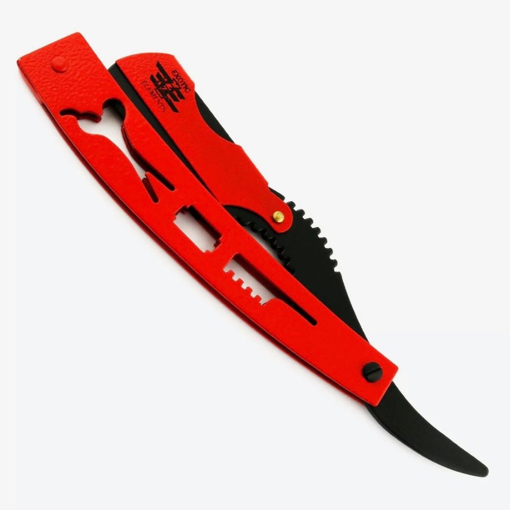 *Back in Stock!* Straight Edge Razor Engraved Handle - Picture 2 of 6